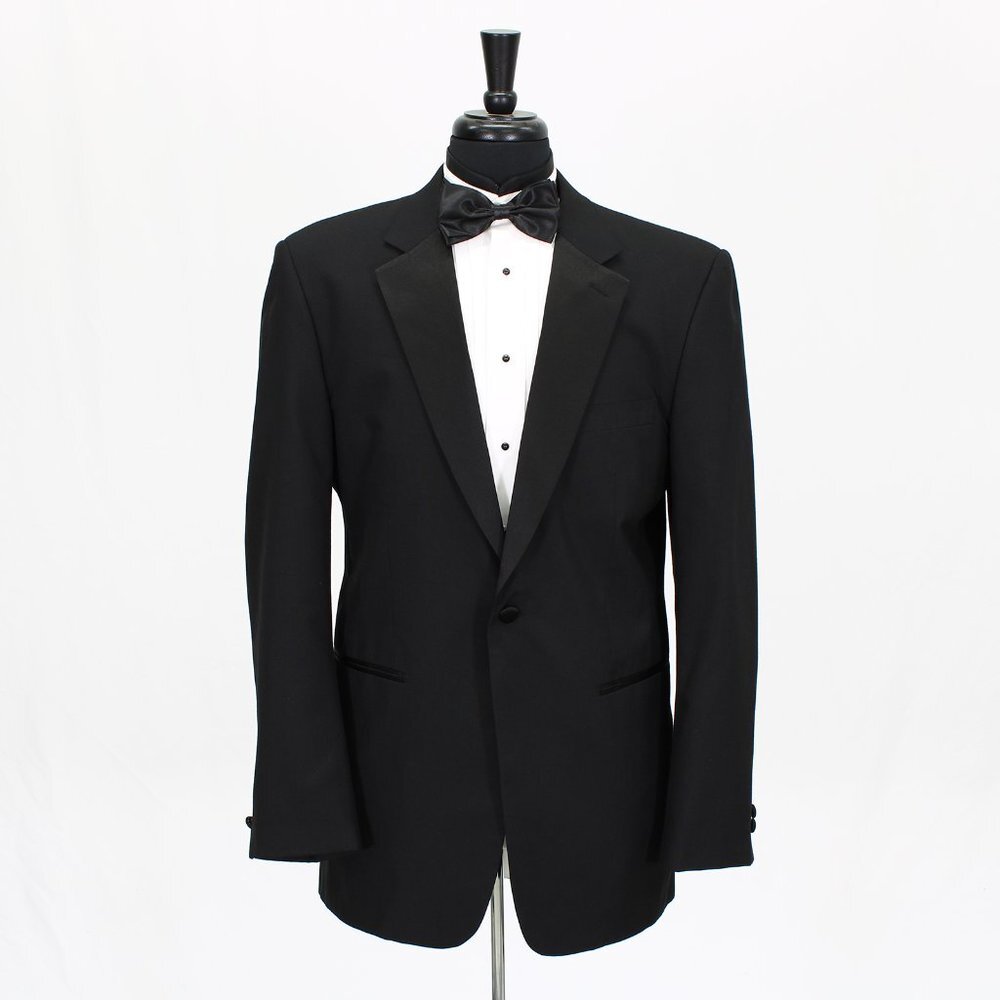 Neil Allyn 40l Black Solid 1-Button Tuxedo Jacket… - image 1